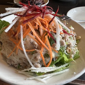 Thai Smile Cuisine - Silver noodle salad - Thai Near Me - San Rafael, California Thai Smile Cuisine - Silver noodle salad - Thai Near Me - San Rafael, California
