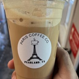 Iced Parisian latte.