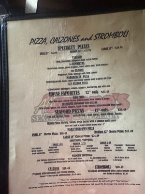 Menu photo 4 Al Capone's Puerto Peñasco, SON