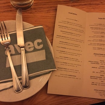 Avec - Chicago - table setting - Mediterranean Near Me - Chicago, Illinois Avec - Chicago - table setting - Mediterranean Near Me - Chicago, Illinois