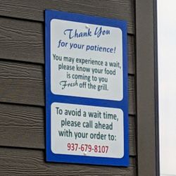 DJ's Chill'n Grill - Phone number to call ahead