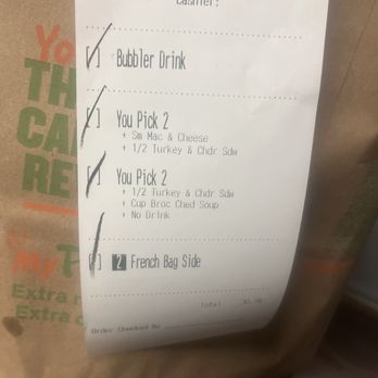 Panera Bread - my receipt - Salad Near Me - Tulare, California