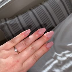 Regal Nails, Salon & Spa - Requested coffin shape and color.