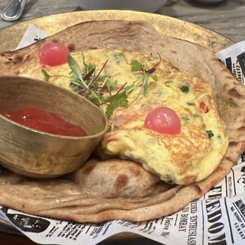 GupShup - Omelette and Paratha on the brunch menu - Indian Near Me - New York, New York