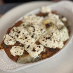 Landmark Diner - Athenian poached egg.