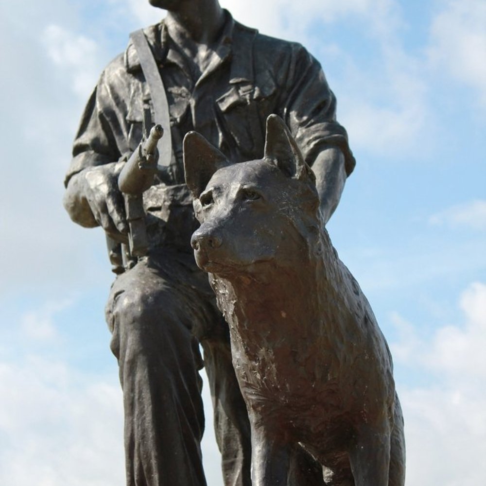 Golden Triangle Veterans Memorial Park - War dog memorial - Parks Near Me - Groves, Texas