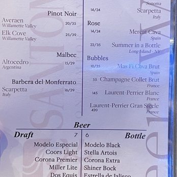 Santomar - Cocktail menu - Seafood Near Me - Midland, Texas