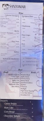 Menu photo 2 Santomar Midland, TX