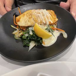 Seared halibut Seared halibut