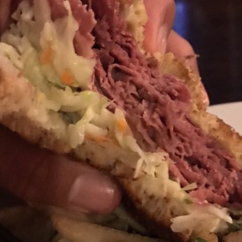 Firebird Tavern - Good portion of corned beef on this sandwich!!!!! Yummy in my tummy!!!! - New American Near Me - Detroit, Michigan Firebird Tavern - Good portion of corned beef on this sandwich!!!!! Yummy in my tummy!!!! - New American Near Me - Detroit, Michigan
