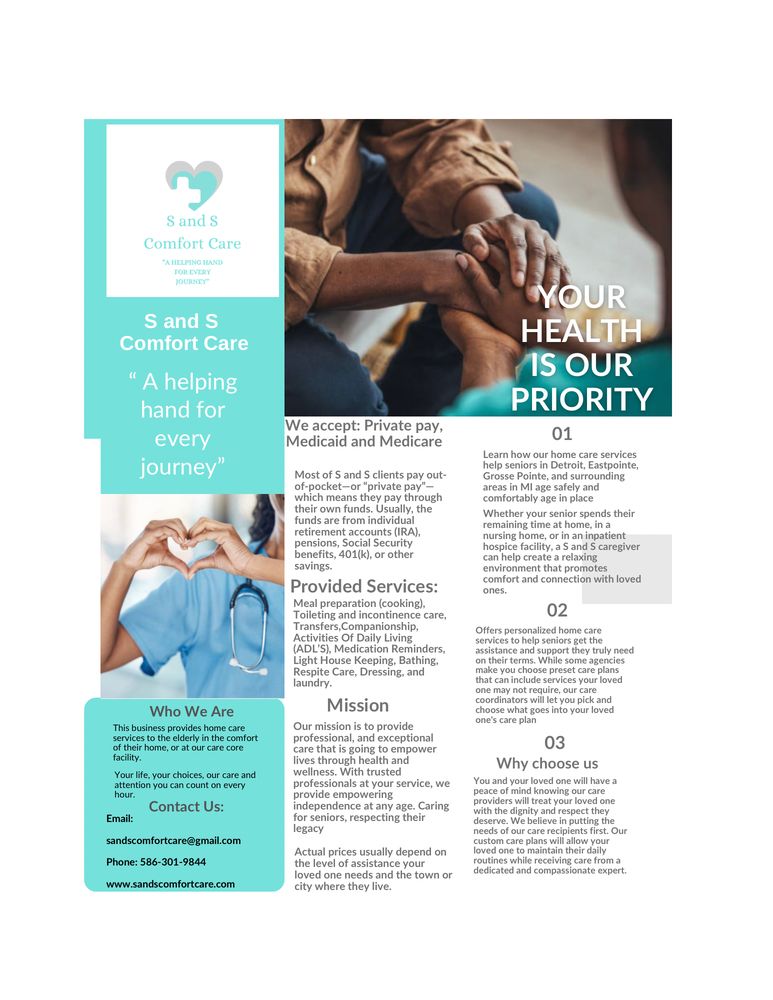 S and S Comfort Care - home care agency in Detroit, MI