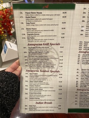 Menu photo 6 Annapurna Grill Pasadena, CA