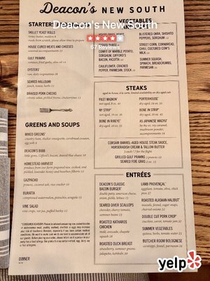 Menu photo 8 Deacon's New South Nashville, TN Menu photo 8 Deacon's New South Nashville, TN