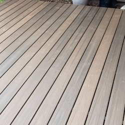 Wooden Gate Construction - Beautiful smooth, strong wood installed that just happened to match our house perfectly. After they remodeled my deck