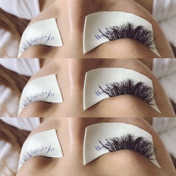 ElyssaAesthetics - Side by side comparison x mapping - Eyelash Service Near Me