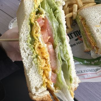 Farmer Boys - California BLT no bacon sub egg add avocado - Breakfast & Brunch Near Me - San Jacinto, California Farmer Boys - California BLT no bacon sub egg add avocado - Breakfast & Brunch Near Me - San Jacinto, California