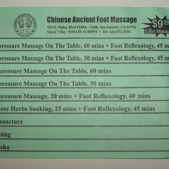 Ancient Massage - menu - Massage Near Me - San Gabriel, California Ancient Massage - menu - Massage Near Me - San Gabriel, California