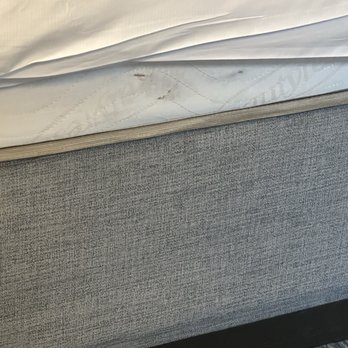 Dallas Marriott Downtown - Dirty bed in first room - Hotels Near Me - Dallas, Texas