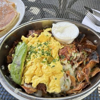 Wildberry Pancakes and Cafe - Barbacoa Chilaquiles Skillet - Pancakes Near Me - Chicago, Illinois Wildberry Pancakes and Cafe - Barbacoa Chilaquiles Skillet - Pancakes Near Me - Chicago, Illinois