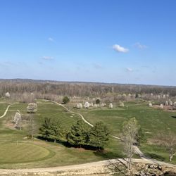 Bluff Creek Golf Course - View of golf course (back 9) from clubhouse