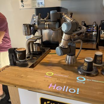 The Local Brew Company - Jarvis coffee robot - Breweries Near Me - Ruskin, Florida