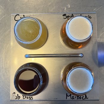 Noon Whistle Brewing - Rob Boss was very good in this flight. - Breweries Near Me - Lombard, Illinois Noon Whistle Brewing - Rob Boss was very good in this flight. - Breweries Near Me - Lombard, Illinois