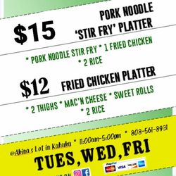 Southern Grinds - Last week of June MENU!