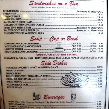 Randazzo's Clam Bar - Menu (June 2026) - Seafood Near Me - Brooklyn, New York Randazzo's Clam Bar - Menu (June 2026) - Seafood Near Me - Brooklyn, New York