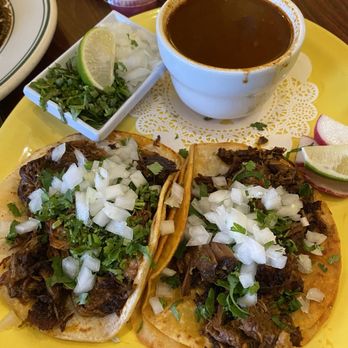 Taqueria Tlaxcalli - Birria Tacos W. Consom - Mexican Near Me - Bronx, New York