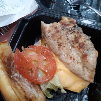 Zaxbys - Supposed to be signature cajun chicken looks disgusting - Salad Near Me - Marion, North Carolina