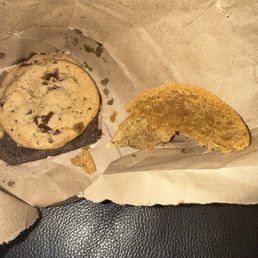 Undercooked peanut butter Reg Cookie Buy 5 Get 1 They were literally thrown in a bag Undercooked peanut butter Reg Cookie Buy 5 Get 1 They were literally thrown in a bag