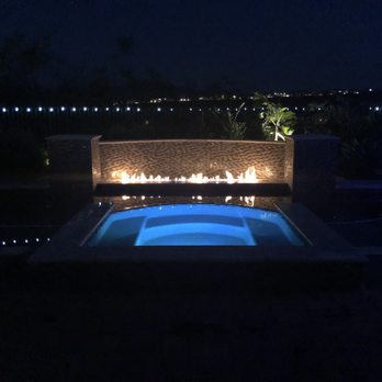 Innovation Gas Fireplace - Pool looks awesome! - Fireplace Services Near Me - Poway, California