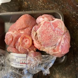 Fire Pit Quality Meats - Ossobuco overpriced $38 for 3 pieces and mostly bones.