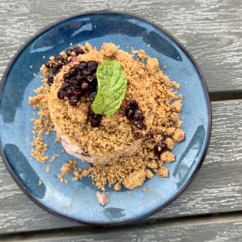 Gather in Jackson Hole - Huckleberry Cheesecake - New American Near Me - Jackson, Wyoming