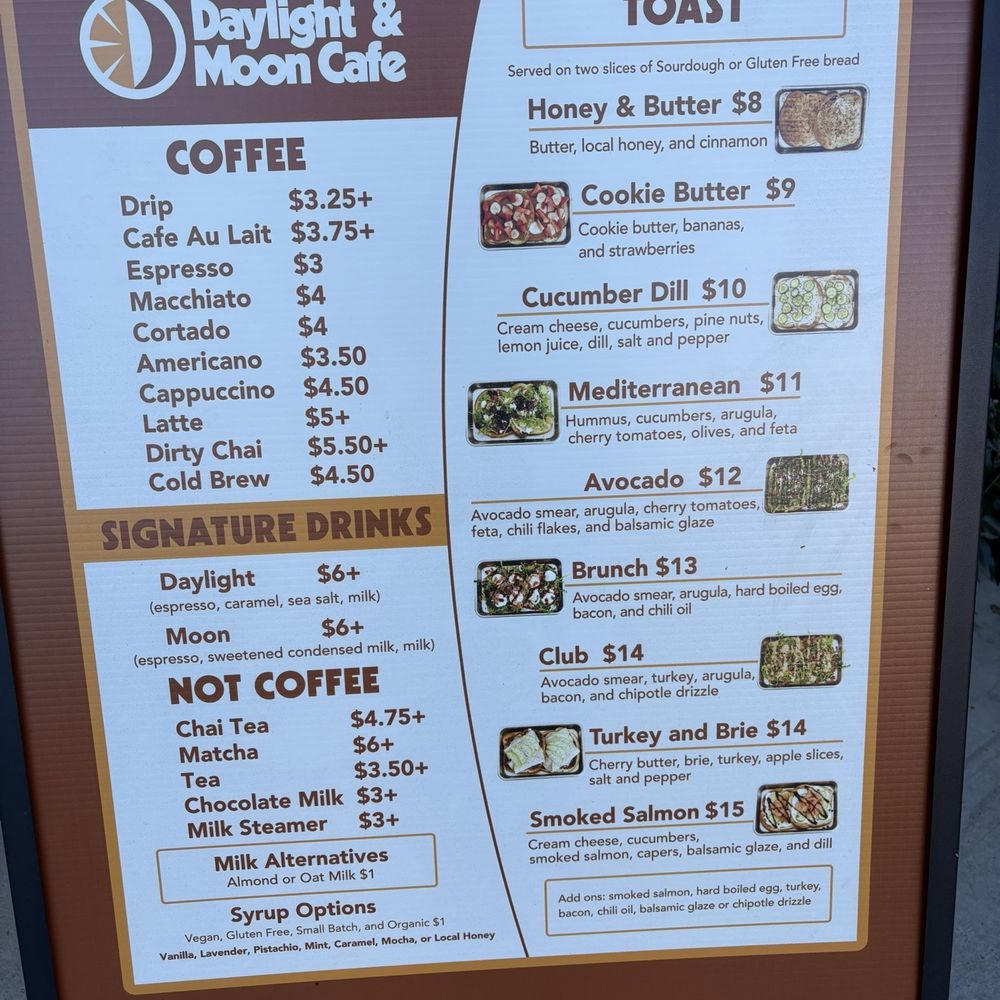 Daylight & Moon Cafe - Updated menu - Coffee & Tea Near Me - Ventura, California Daylight & Moon Cafe - Updated menu - Coffee & Tea Near Me - Ventura, California