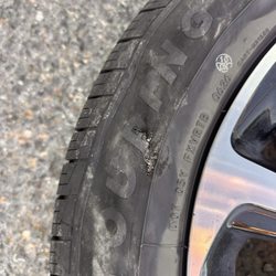 Avis Car Rental - 1st tear in the sidewall