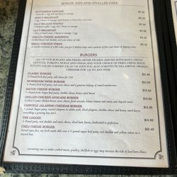 Country Boy Cafe - Menu