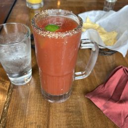 Michelada with modelo especial Michelada with modelo especial