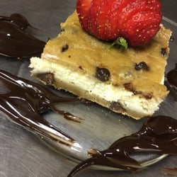 Katie's Cakes and Catering - Chocolate chip cheesecake brownie