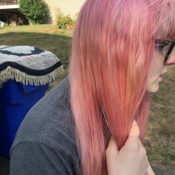 AngryHair - Patchy dye job, blonde streaks - Hair Salons Near Me - Newington, Connecticut AngryHair - Patchy dye job, blonde streaks - Hair Salons Near Me - Newington, Connecticut