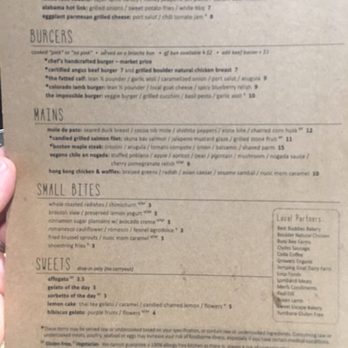 Manna Restaurant - Menu back - New American Near Me - Castle Rock, Colorado Manna Restaurant - Menu back - New American Near Me - Castle Rock, Colorado