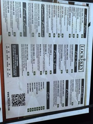 Menu photo 7 The Lock & Key Tapas + Bar Sacramento, CA Menu photo 7 The Lock & Key Tapas + Bar Sacramento, CA