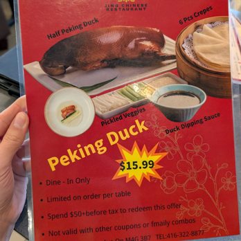 Jing Chinese Restaurant - Peking Duck Special - Chinese Near Me - Toronto, Ontario Jing Chinese Restaurant - Peking Duck Special - Chinese Near Me - Toronto, Ontario