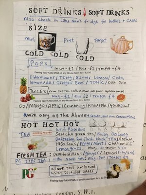 Menu photo 3 Little Nan's Bar London, XGL