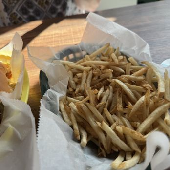 Moonlit Burgers - Basket of fries...enough for 2 - Burgers Near Me - Pittsburgh, Pennsylvania Moonlit Burgers - Basket of fries...enough for 2 - Burgers Near Me - Pittsburgh, Pennsylvania