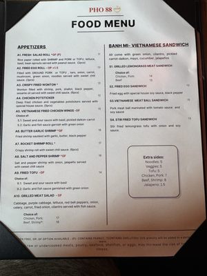 Menu photo 7 Pho 88 Bend, OR