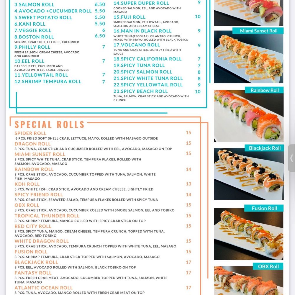 Screenshot of menu from their website (Nov 2024) - Zoom in for details and prices - FRESH FRESH FRESH & SUPER REASONABLE PRICES