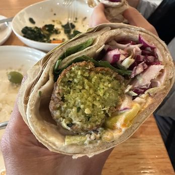 Ibiza - Falafel wrap! - Salad Near Me - Santa Cruz, California Ibiza - Falafel wrap! - Salad Near Me - Santa Cruz, California