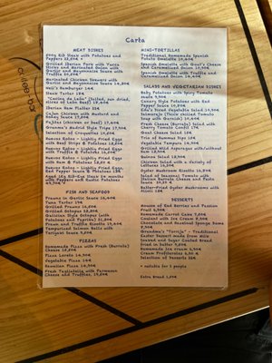 Menu photo 1 Loreto Madrid, M