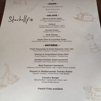 Starbelly - Lunch menu - Breakfast & Brunch Near Me - Calgary, Alberta Starbelly - Lunch menu - Breakfast & Brunch Near Me - Calgary, Alberta